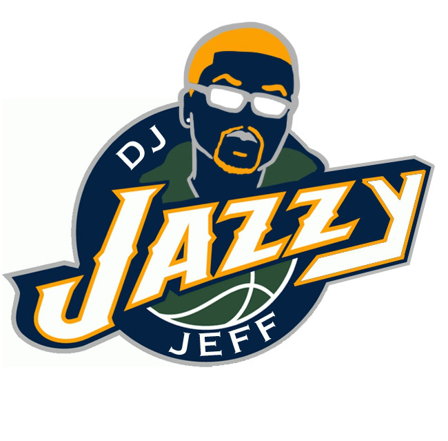 Utah Jazz DJ Jeff Logo fabric transfer